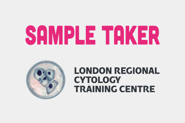 Sample Taker logo with London Regional Cytology Training Centre