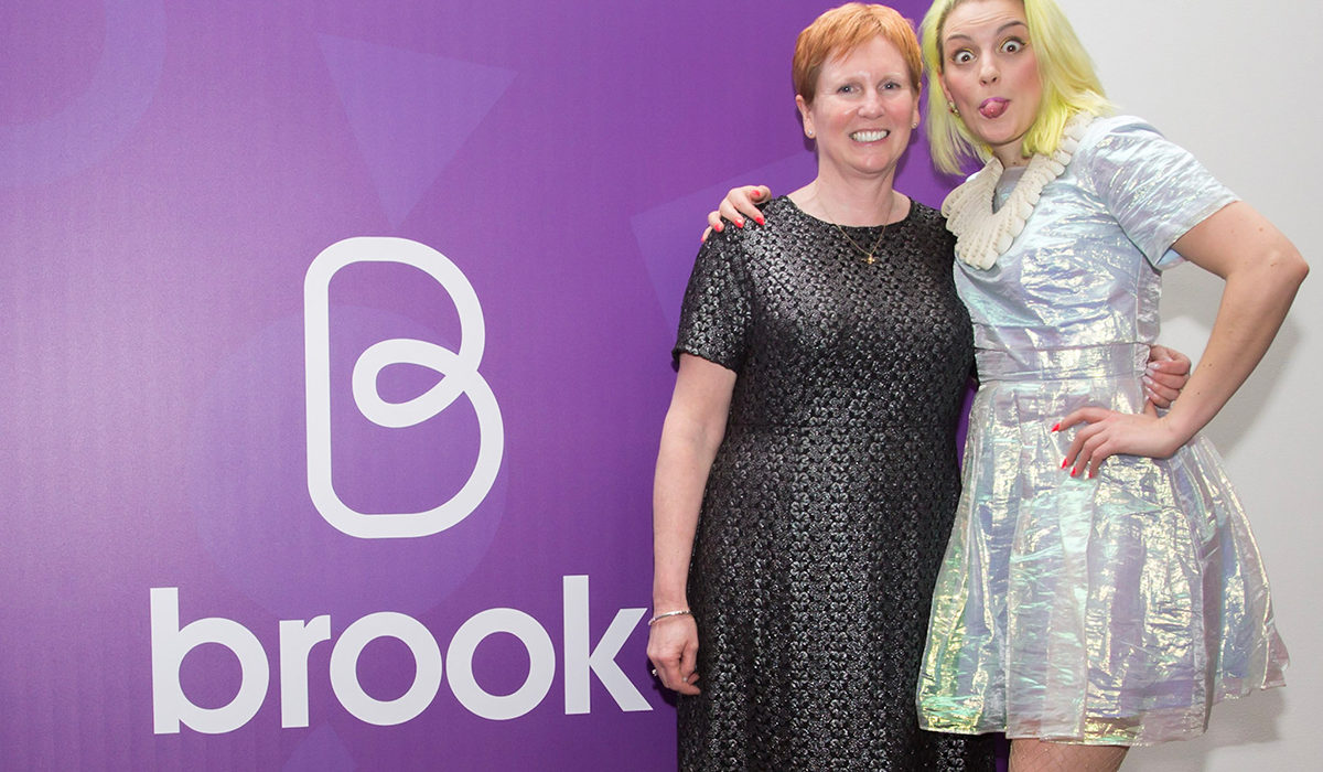 Brook CEO, Helen Marshall and ambassador Alix Fox